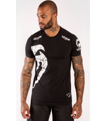 Venum T Shirt Giant Schwarz/Weiß