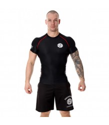 Poundout Rashguard Base Kurzarm Schwarz