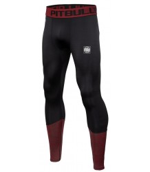 Pit Bull Performance Leggings Klein Logo Rot