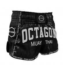 Octagon Muay Thai Shorts Schwarz