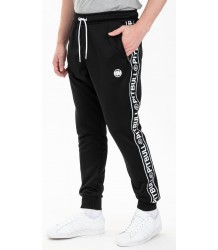 Pit Bull Tape Logo Sweatpants Schwarz