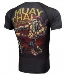 Pit Bull Rashguard Kurzarm Muay Thai 19 Shortsleeve