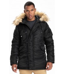 Pit Bull Winterjacke Alder Parka Schwarz