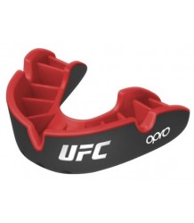 Opro Ufc Silber Schwarz Rot Mundschutz