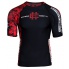 Extreme Hobby Rashguard Kurzarm Rot Warrior