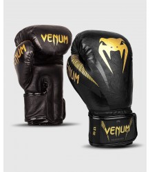 Venum Boxhandschuhe Impact Schwarz/Gold