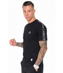 Octagon T-Shirt Stripe Schwarz