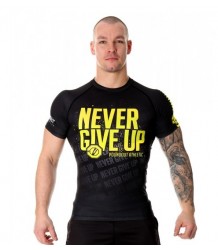 Poundout Rashguard Never Give Up Thermal T-Shirt