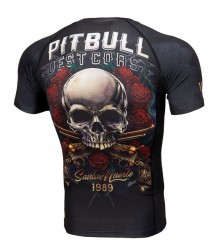 Pit Bull Rashguard Kurzarm-Shortsleeve Santa Muerte