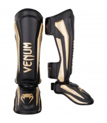 Venum Elite Schienbeinschoner Schwarz/Gold