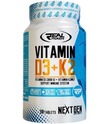 Real Pharm Vitamin D3 K2 Mk7 90 Tabs