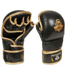 DBX Bushido MMA Sparring Handschuhe Naturleder