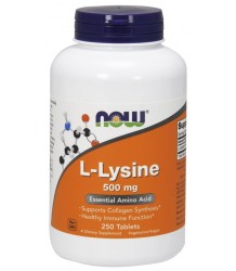 Now Foods L Lysin 500 Mg 250 Tabs