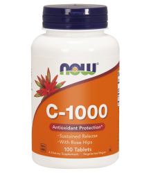 Now Foods Vitamin C 1000 Erweiterte Freisetzung 100 Tabletten