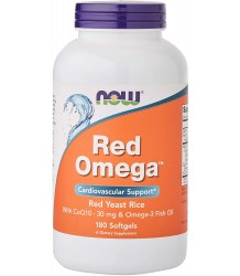 Now Foods Rotes Omega 180 Gel-Kapseln