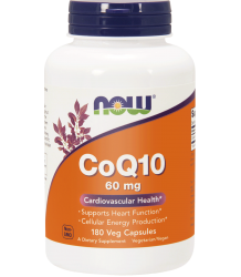 Now Foods Coenzym Q10 60 Mg 180 Vcaps