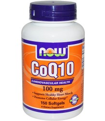 Now Foods Coenzym Q10 100 Mg Vit E 150 Weichkapseln