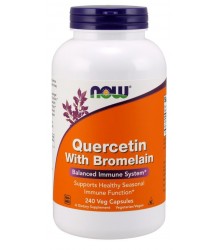 Now Foods Quercetin mit Bromelain 240 Vcaps