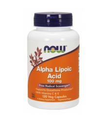 Now Foods Alpha-Lipol-Säure mit Vitaminen C &