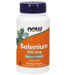 Now Foods Selen 200mcg 90 Vkaps