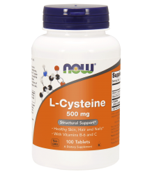 Now Foods L Cystein 500mg 100 Tabletten