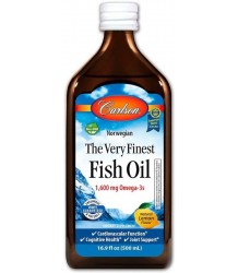 Carlson Labs Das allerfeinste Fischöl 500 ml Zitrone