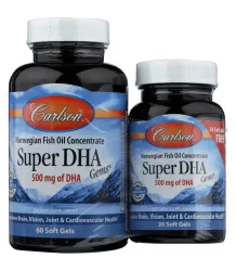 Carlson Labs Super Dha Gems 60 20 Weichkapseln