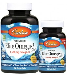 Carlson Labs Elite Omega 3 Gems Zitrone 90 30 Weichkapseln