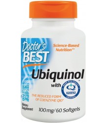 Doctor's Best Ubiquinol mit Kaneka Qh 100mg 60 Weichkapseln