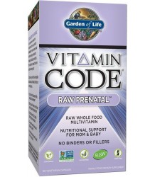 Garden of Life Vitamin Code Raw Prenatal 180 Vcaps