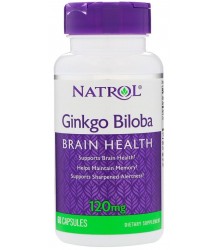 Natrol Ginkgo Biloba 60 Kapseln