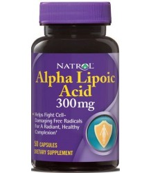 Natrol Alpha-Liponsäure 300mg 50 Kapseln