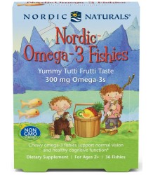 Nordic Naturals Nordische Omega-3-Fischchen 36 Kapseln