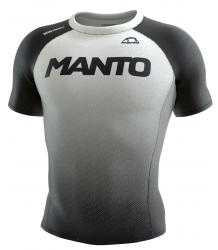 MANTO Rashguard Kurzarm Rang Weiß