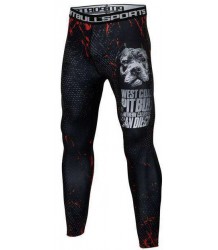 Pit Bull Blood Dog Kompressions-Leggings