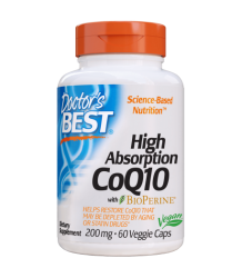 Doctor's Best hohe Absorption Coq10 mit Bioperine 200mg 60vcaps