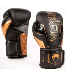 Venum Boxhandschuhe Elite Evo Schwarz/Bronze