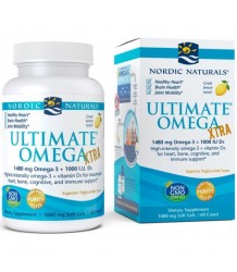 Nordic Naturals Ultimate Omega Xtra 1480mg Zitrone 60 Weichkapseln