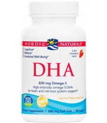 Nordic Naturals Dha 830mg Erdbeere 90 Weichkapseln