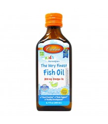 Carlson Labs Kid's Das allerfeinste Fischöl 200 Ml Natürliche Orange