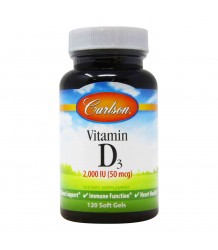 Carlson Labs Vitamin D3 2000 Iu 120 Weichkapseln