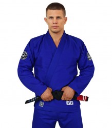 Ground Game Kimono Gi Do Bjj Jiu Jitsu Gamer Blau