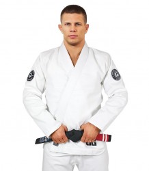 Ground Game Kimono Gi Do Bjj Jiu Jitsu Gamer Weiß