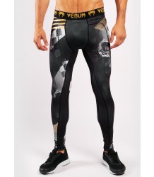 Venum Leggings Skull Spats Schwarz