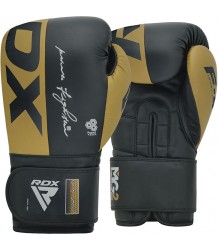 RDX Boxhandschuhe F4 Gold/Schwarz