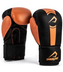 Overlord Kinder Boxerhandschuhe Schwarz/Orange