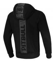 Pit Bull Sweatshirt mit Kapuze HillTop 22 Schwarz/Schwarz