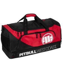 Pit Bull Sporttasche Big Duffle Logo TNT Schwarz/Rot