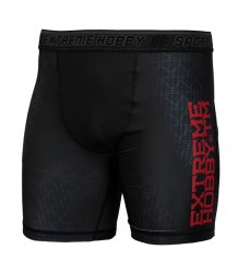 Extreme Hobby Vale Tudo Schwarz Armour Compression Shorts