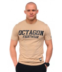 Octagon T-Shirt FW Straight Beige